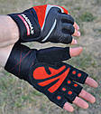 Рукавиці для фітнесу MadMax MFG-568 Extreme 2nd edition Black/Red XXL, фото 7