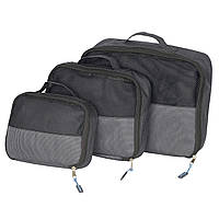 Дорожные органайзеры Bo-Camp Travel Pack Cube 3 pc Anthracite