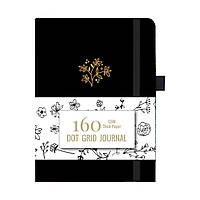 Блокнот в точку А5 для Bullet Journal Черный 80 листов 160 г/м² (BUKE-034)