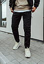 Чоловічі утеплені штани Staff do cargo black fleece, фото 4