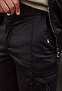 Чоловічі утеплені штани Staff do cargo black fleece, фото 5