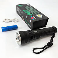 Карманный фонарь Bailong BL-P03-P50 с usb зарядкой | Мощный карманный фонарик | Мощный CM-579 ручной фонарик