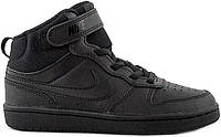 Кроссовки детские Nike COURT BOROUGH MID 2 (PSV) черные CD7783-001