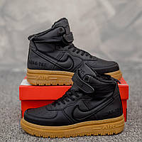 Nike Air Force 1 Gore-tex чоловічі черевики чорного кольору -