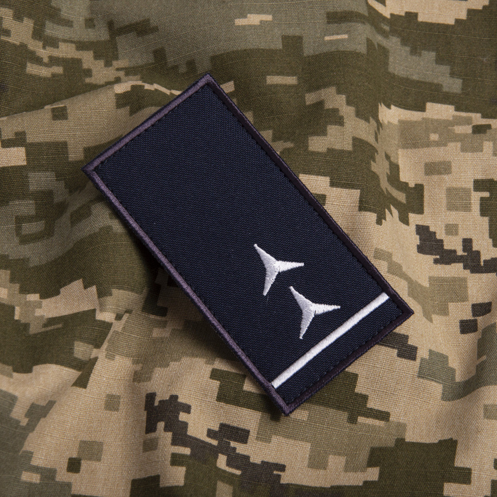 Шеврон нашивка на липучці погон звання ДСНС Старший прапорщик , вишитий ...