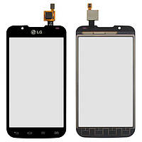 Сенсор (тачскрин) для LG P715 Optimus L7 II черный