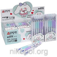 Ручка пиши-стирай GP-34244 "Щасливий кролик", синя