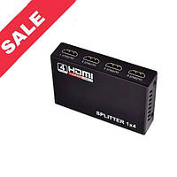 Сплиттер HDMI комутатор 2x4 порта HDMI splitter ver 1.4 1080P 4K 3D