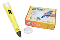 3D ручка с LCD дисплеем Smart 3D pen-2 ЖЕЛТАЯ, Buy now