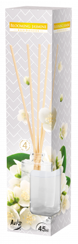 Дифузор ароматичний Bispol 45мл+5 паличок Жасмин