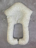 Подушка для новонароджених ортопедична з бортиками для сну, кокон, фото 3