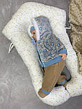 Подушка для новонароджених ортопедична з бортиками для сну, кокон, фото 9