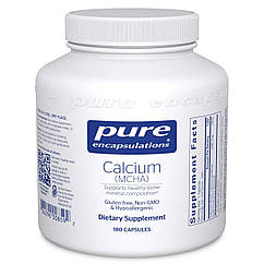 Кальцій Pure Encapsulations (Calcium MCHA) 180 капсул