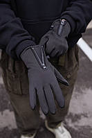Сенсорні рукавички Without gloves softshell 16-12 black гарна якість