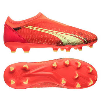 Бутси дитячі Puma Ultra Match LL FG/AG 106919-03, Червоний, Розмір (EU) — 32