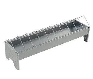 Годівниця для курей оцинкована, 50 х 10 см Італія, фото 1