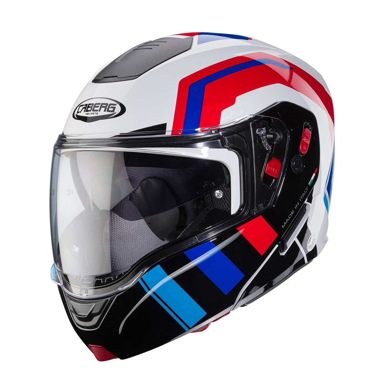 МОТОШОЛОМ МОДУЛЯР CABERG HORUS X ROAD КОЛІР WHITE /RED /BLUE /LIGHT BLUE