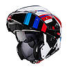 МОТОШОЛОМ МОДУЛЯР CABERG HORUS X ROAD КОЛІР WHITE /RED /BLUE /LIGHT BLUE, фото 4