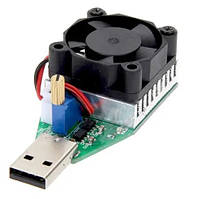 USB навантаження із охолодженням 15Вт розрядка навантажувальний резистор для тестера