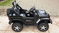 Дитячий електромобіль джип Jeep Wrangler M 4176EBLR-2 (MP3, SD карта, USB, мотори 4x35W, акум.12V10AH), фото 4