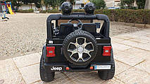 Дитячий електромобіль джип Jeep Wrangler M 4176EBLR-2 (MP3, SD карта, USB, мотори 4x35W, акум.12V10AH), фото 6