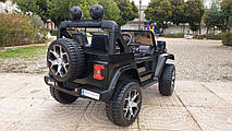 Дитячий електромобіль джип Jeep Wrangler M 4176EBLR-2 (MP3, SD карта, USB, мотори 4x35W, акум.12V10AH), фото 5