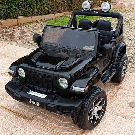 Дитячий електромобіль джип Jeep Wrangler M 4176EBLR-2 (MP3, SD карта, USB, мотори 4x35W, акум.12V10AH), фото 1