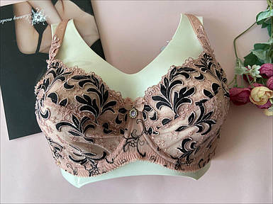 75/80/85C Бюстгальтер на 3 розмір без поролону, ліфчик Lanny Mode пудра