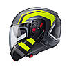 МОТОШОЛОМ МОДУЛЯР CABERG HORUS X ROAD КОЛІР MATT GUN METAL /YELLOW FLUO /BLACK, фото 3