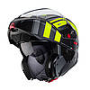 МОТОШОЛОМ МОДУЛЯР CABERG HORUS X ROAD КОЛІР MATT GUN METAL /YELLOW FLUO /BLACK, фото 4
