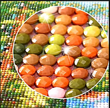 Алмазна вишивка Тварини Мозаїка круглими стразами Табун коней 30х40 Малювання камінням на полотні Rainbow Art EJ1365, фото 4