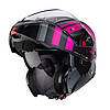 МОТОШОЛОМ МОДУЛЯР CABERG HORUS X ROAD КОЛІР MATT GUN METAL /FUCHSIA /BLACK, фото 4
