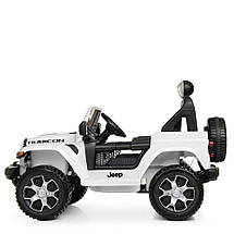 Дитячий електромобіль джип Jeep Wrangler M 4176EBLR-1 (MP3, SD карта, USB, мотори 4x35W, акум.12V10AH), фото 4