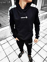 Чоловічий спортивний костюм Adidas чорний хорошее качество Размер L