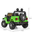 Дитячий електромобіль джип Jeep Wrangler M 4176EBLR-5 (MP3, SD карта, USB, мотори 4x35W, акум.12V10AH), фото 7