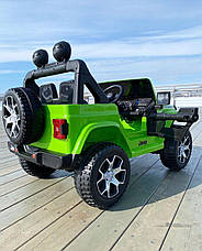 Дитячий електромобіль джип Jeep Wrangler M 4176EBLR-5 (MP3, SD карта, USB, мотори 4x35W, акум.12V10AH), фото 4