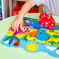 Детские пазлы Fisher Price Maxi Puzzle and Wooden Pieces серия Веселые друзья 11 элементов