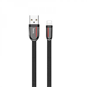 Кабель Hoco U74 Grand charging data cable for iP (L=1.2M),  Black