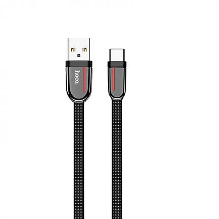 Кабель Hoco U74 Grand charging data cable for Type-C (L=1.2M),  Black, фото 2