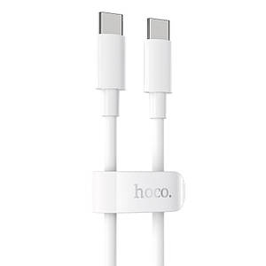 Кабель Hoco X51 High-power 100W charging data cable Type-C to Type-C(L=2M),  White