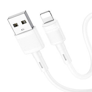 Кабель Hoco X83 iP Victory charging data cable (L=1M),  White