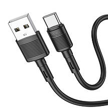 Кабель Hoco X83 Type-C Victory charging data cable (L=1M),  Black, фото 2