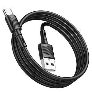 Кабель Hoco X83 Type-C Victory charging data cable (L=1M),  Black