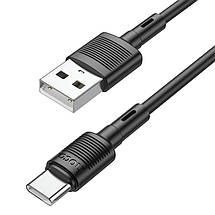 Кабель Hoco X83 Type-C Victory charging data cable (L=1M),  Black, фото 3