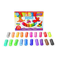 Набор для лепки с тестом Color Dough 41204, 20 стыков топ