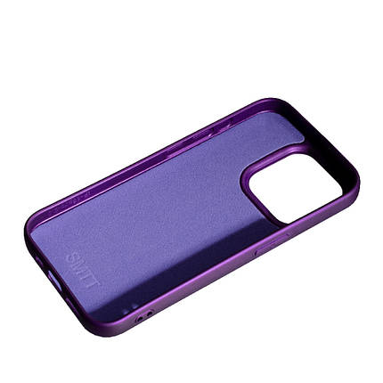 Силікон Case SMTT Apple iPhone 15 Pro Max, Violet, фото 4