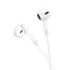 Навушники (дротові) Hoco для M109 Pure joy wire control earphones with microphone 3.5 mm White, фото 7