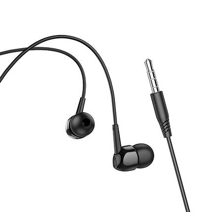 Навушники (дротові) Hoco для M99 Celestial universal earphones with microphone 3.5mm Black, фото 1