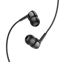 Навушники (дротові) Hoco для M99 Celestial universal earphones with microphone 3.5mm Black, фото 4