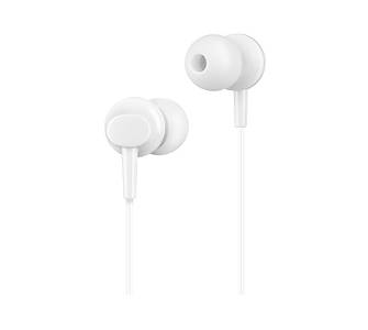 Навушники (дротові) M14 initial sound universal earphones with mic 3.5mm,  White